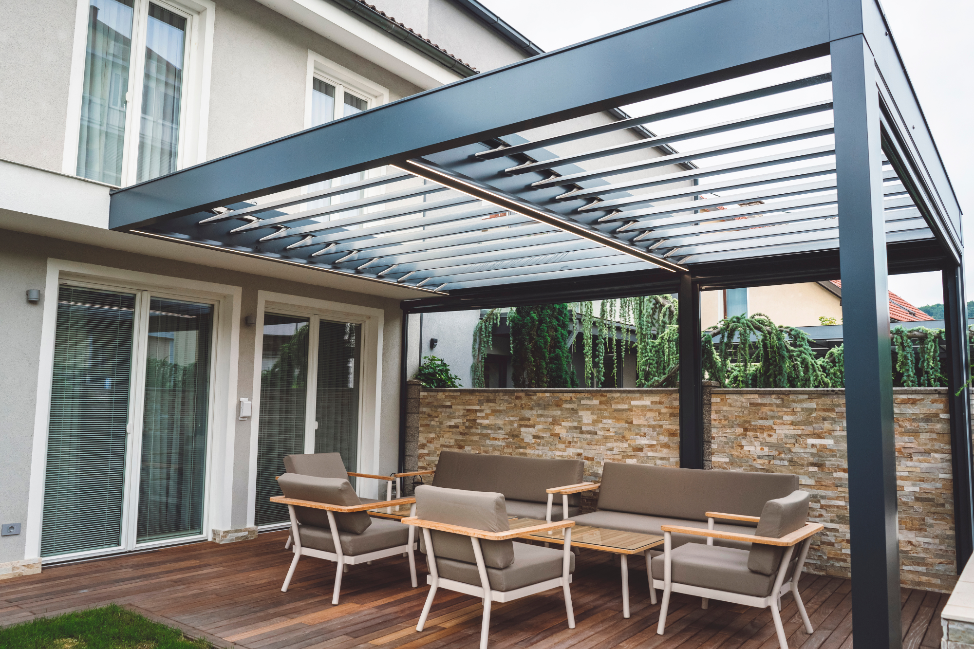 pergola bioclimática personalizada