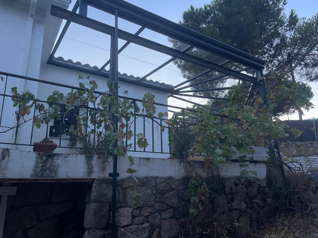 techo fijo de cristal