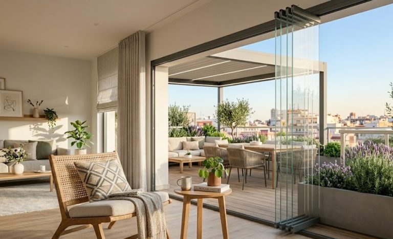 cortinas de cristal plegables